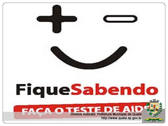 Notícia CAMPANHA FIQUE SABENDO ? HIV