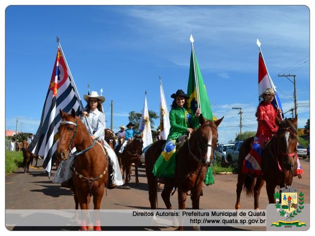 Notícia Expectativa para a tradicional cavalgada que será realizada durante a Festa do Peão de Boiadeiro de Quatá
