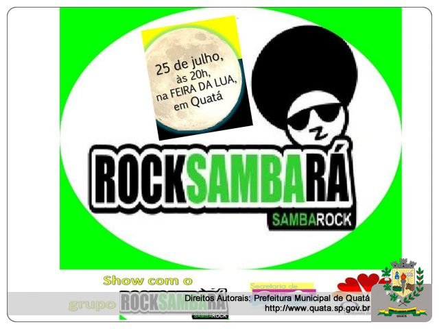 Notícia Rock Sambará estará se apresentando na Feira da Lua, dia 25/07