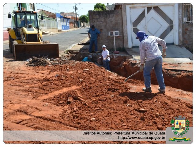 Notícia Rua Antônio Marques recebe nova tubulação