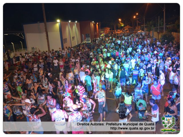Notícia Centenas de foliões brincam o Carnaval em Quatá