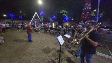 Foto 10: APRESENTAÇÃO DE NATAL - BANDA MUNICIPAL