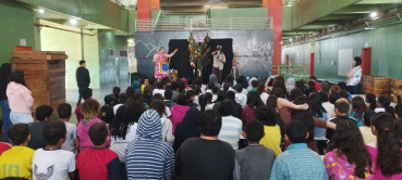 Foto 48: Peça de Teatro leva informações do combate à Dengue para alunos de Quatá