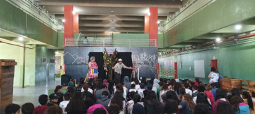 Foto 43: Peça de Teatro leva informações do combate à Dengue para alunos de Quatá