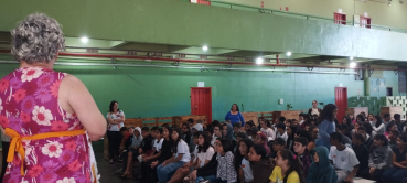 Foto 45: Peça de Teatro leva informações do combate à Dengue para alunos de Quatá