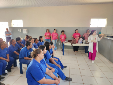 Foto 28: Campanha Outubro Rosa com ações de prevenção na Granja Ueyama