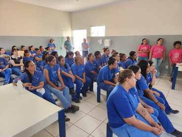 Foto 25: Campanha Outubro Rosa com ações de prevenção na Granja Ueyama