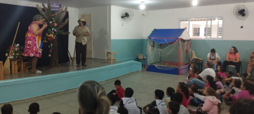 Foto 123: Peça de Teatro leva informações do combate à Dengue para alunos de Quatá
