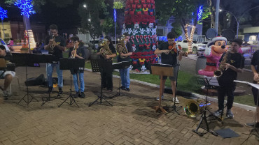 Foto 7: APRESENTAÇÃO DE NATAL - BANDA MUNICIPAL