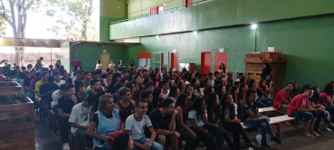 Foto 68: Peça de Teatro leva informações do combate à Dengue para alunos de Quatá