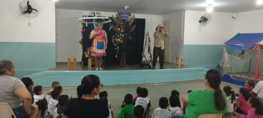 Foto 106: Peça de Teatro leva informações do combate à Dengue para alunos de Quatá