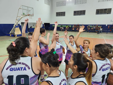 Foto 27: Basquete Adulto Master Feminino de Quatá