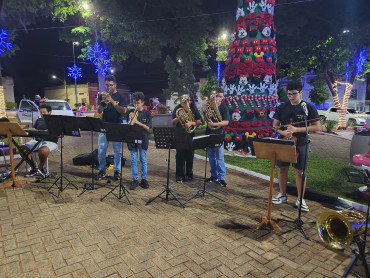 Foto 6: APRESENTAÇÃO DE NATAL - BANDA MUNICIPAL