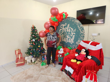 Foto 2: Encerramento das atividades do Cras e confraternização de Natal com os Grupos de Convivência