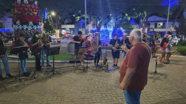 Notícia APRESENTAÇÃO DE NATAL - BANDA MUNICIPAL