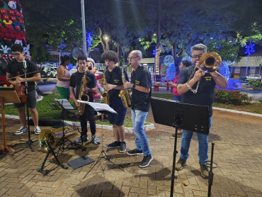 Foto 5: APRESENTAÇÃO DE NATAL - BANDA MUNICIPAL