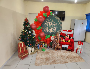 Foto 1: Encerramento das atividades do Cras e confraternização de Natal com os Grupos de Convivência