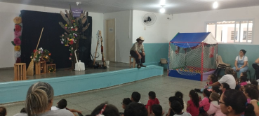 Foto 112: Peça de Teatro leva informações do combate à Dengue para alunos de Quatá