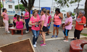 Foto 1: CAMINHADA DO OUTUBRO ROSA 