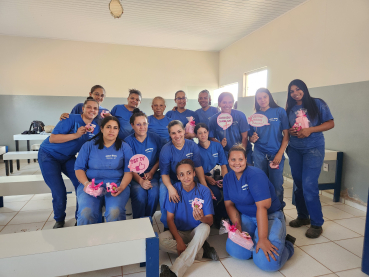 Foto 19: Campanha Outubro Rosa com ações de prevenção na Granja Ueyama