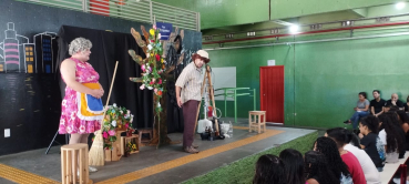 Foto 66: Peça de Teatro leva informações do combate à Dengue para alunos de Quatá