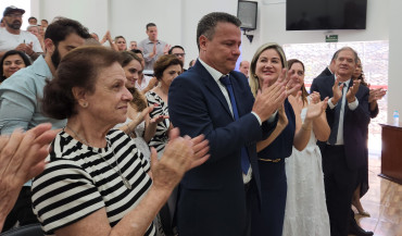 Foto 52: Prefeito, vice-prefeito e vereadores eleitos em outubro de 2024 tomaram posse nos respectivos cargos dia 1º de janeiro de 2025