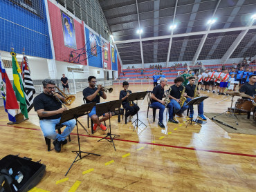 Foto 13: Cerimônia de estreia do Campeonato Municipal  de Futsal Livre