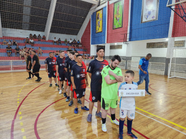 Foto 5: Cerimônia de estreia do Campeonato Municipal  de Futsal Livre