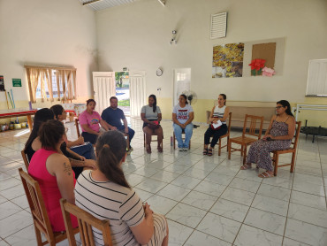 Foto 11: Promoção Social realiza reunião com gestantes no centro Comunitário da Asa Branca