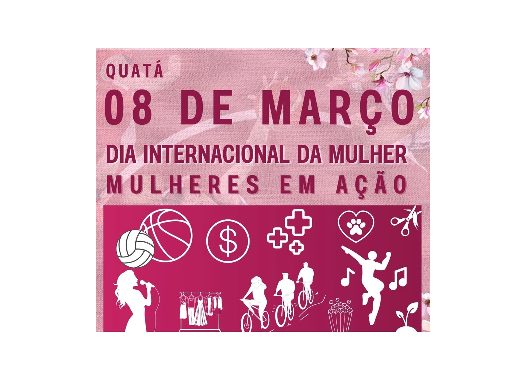 Mulher: participe desse dia especial!