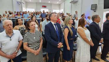 Foto 28: Prefeito, vice-prefeito e vereadores eleitos em outubro de 2024 tomaram posse nos respectivos cargos dia 1º de janeiro de 2025