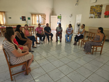 Foto 2: Promoção Social realiza reunião com gestantes no centro Comunitário da Asa Branca