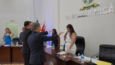 Foto 41: Prefeito, vice-prefeito e vereadores eleitos em outubro de 2024 tomaram posse nos respectivos cargos dia 1º de janeiro de 2025