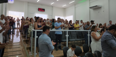 Foto 57: Prefeito, vice-prefeito e vereadores eleitos em outubro de 2024 tomaram posse nos respectivos cargos dia 1º de janeiro de 2025