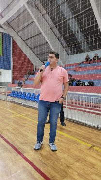 Foto 20: Cerimônia de estreia do Campeonato Municipal  de Futsal Livre