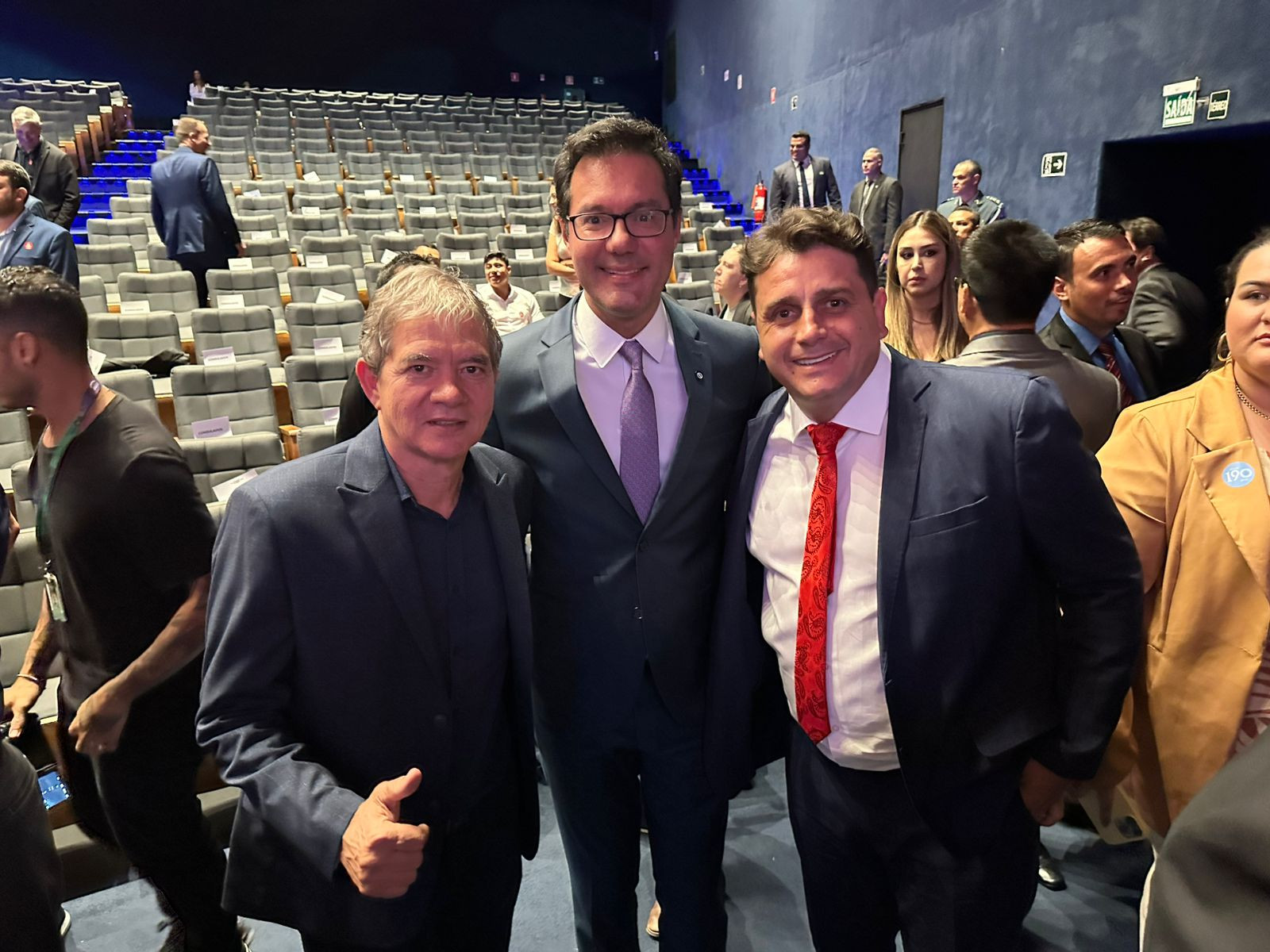 Foto 1: Prefeito Marcio e Vice Elton cumprem agenda em São Paulo