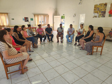 Foto 1: Promoção Social realiza reunião com gestantes no centro Comunitário da Asa Branca