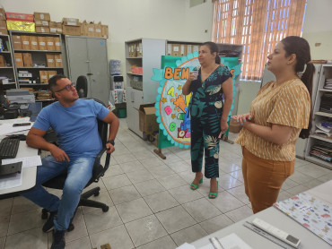 Foto 7: Dia de visita e inspeção nas Creches e Escolas Municipais