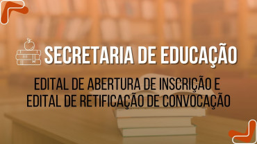 Notícia Editais da Secretaria de Educação