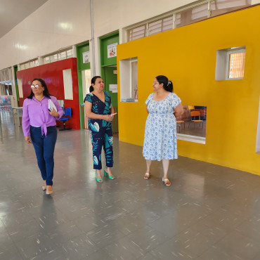 Notícia Dia de visita e inspeção nas Creches e Escolas Municipais