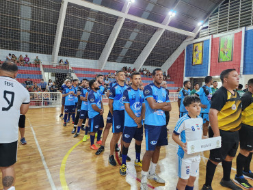 Foto 8: Cerimônia de estreia do Campeonato Municipal  de Futsal Livre