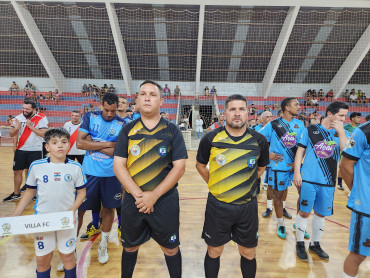 Foto 6: Cerimônia de estreia do Campeonato Municipal  de Futsal Livre